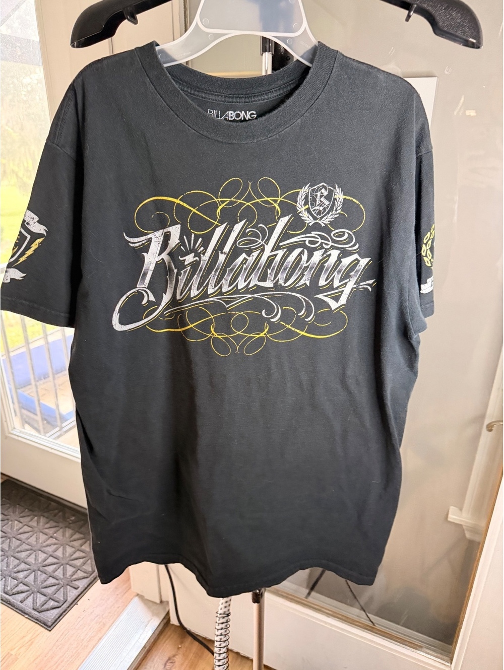 Billabong Black Graphic T Shirt